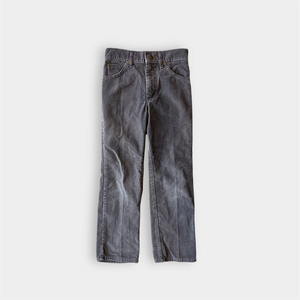 Vintage Lee Gray Corduroy Pants 8 USA